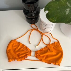 CANALUZ SWIM Playa Bandeau Top in Mango
